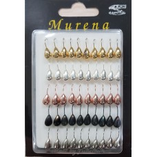 Мормышка Murena капля металлик